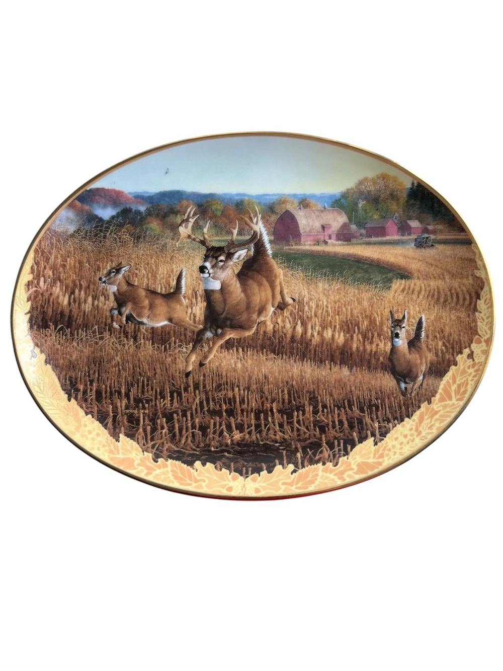 Limited Edition “Homeward Bound” By Michael Sieve Deer Farmhouse Country Gift